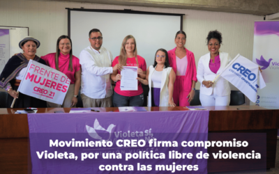Ya son siete partidos y movimiento políticos que suscriben el compromiso «Violeta Sí, Violencia No»